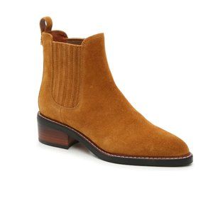 Coach Chelsea Boots Tan Brown Camel Suede Size 7 New in Box. Never Worn.